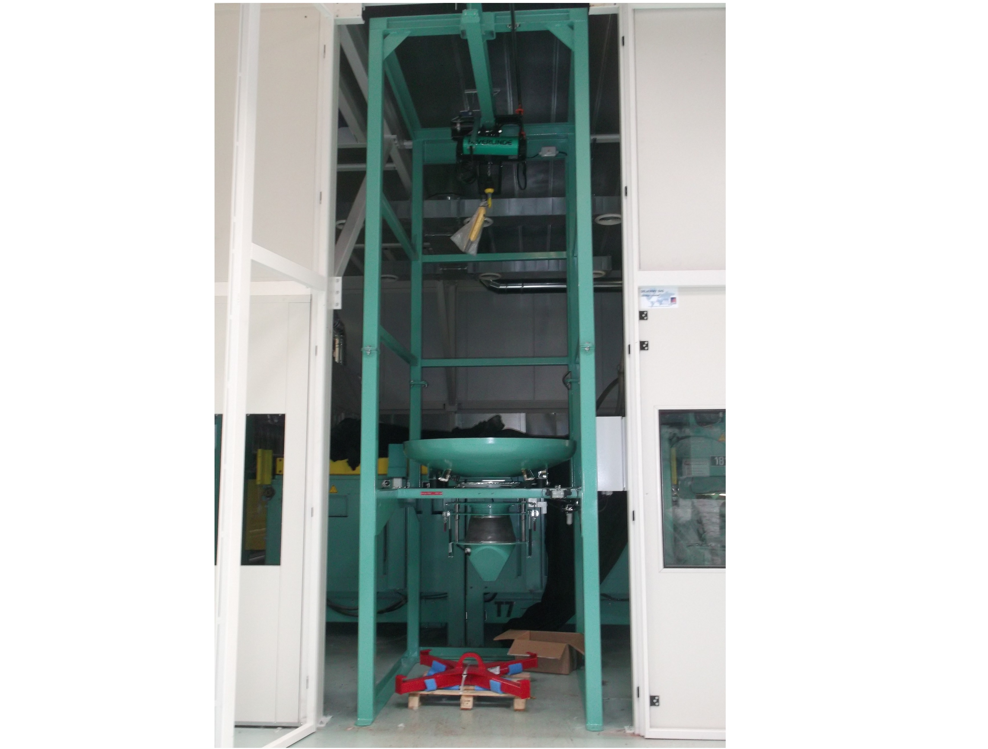 Station vidange big bag autochargeante Serema